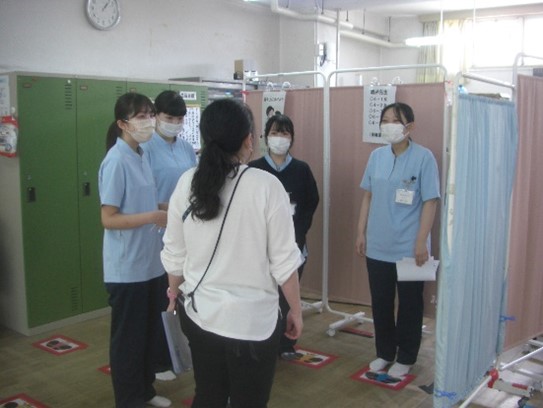 受付と誘導の手順確認