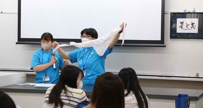体験してみよう！「三角巾の使い方」